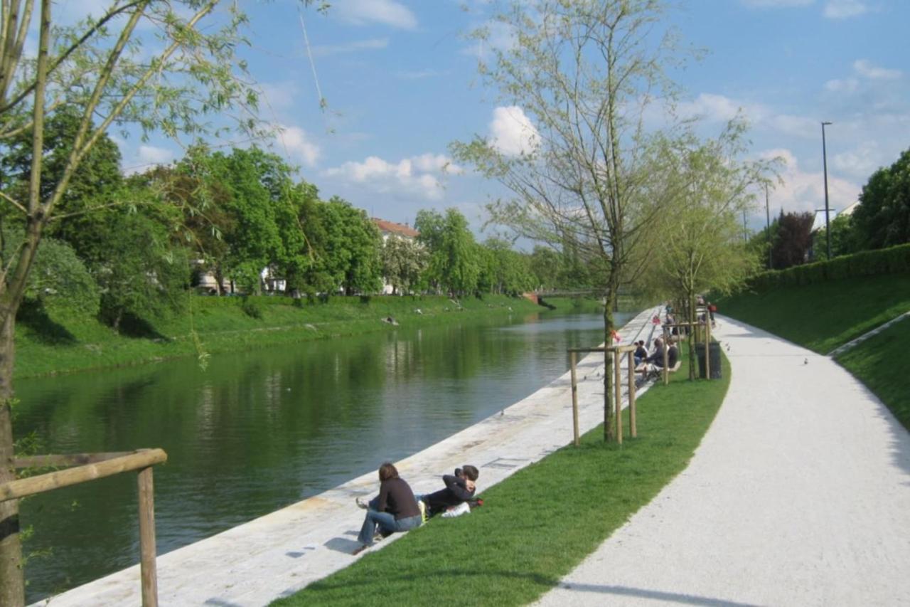 Riverside Ljubljanica With Private Parking Apartment Любляна Екстериор снимка